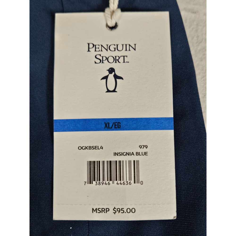 Original Penguin Sport Mens XL Blue Joggers‎ Moisture Wicking Athletic Pants NWT - Picture 9 of 10
